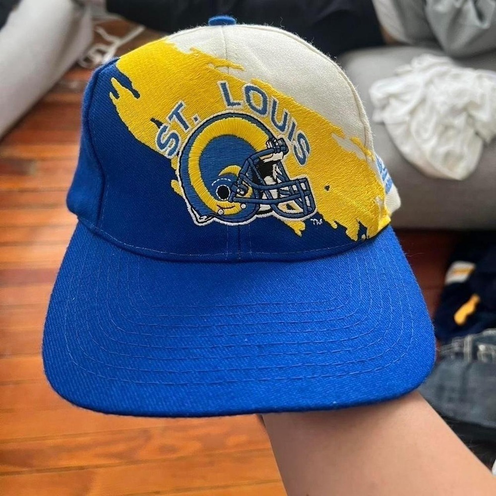 1990s St. Louis Rams Logo Athletic "Splash" Vintage SnapBack Hat